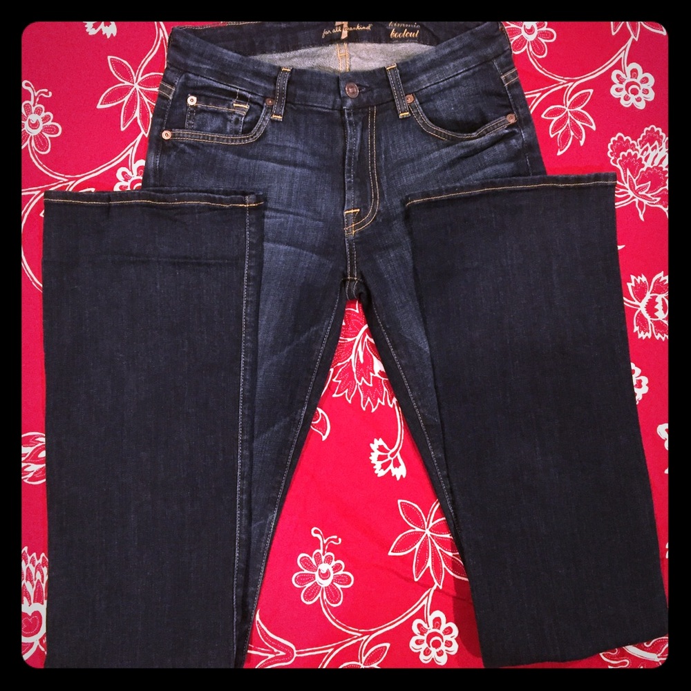 7 for all mankind "Kimmie" bootcut sz 28 jeans