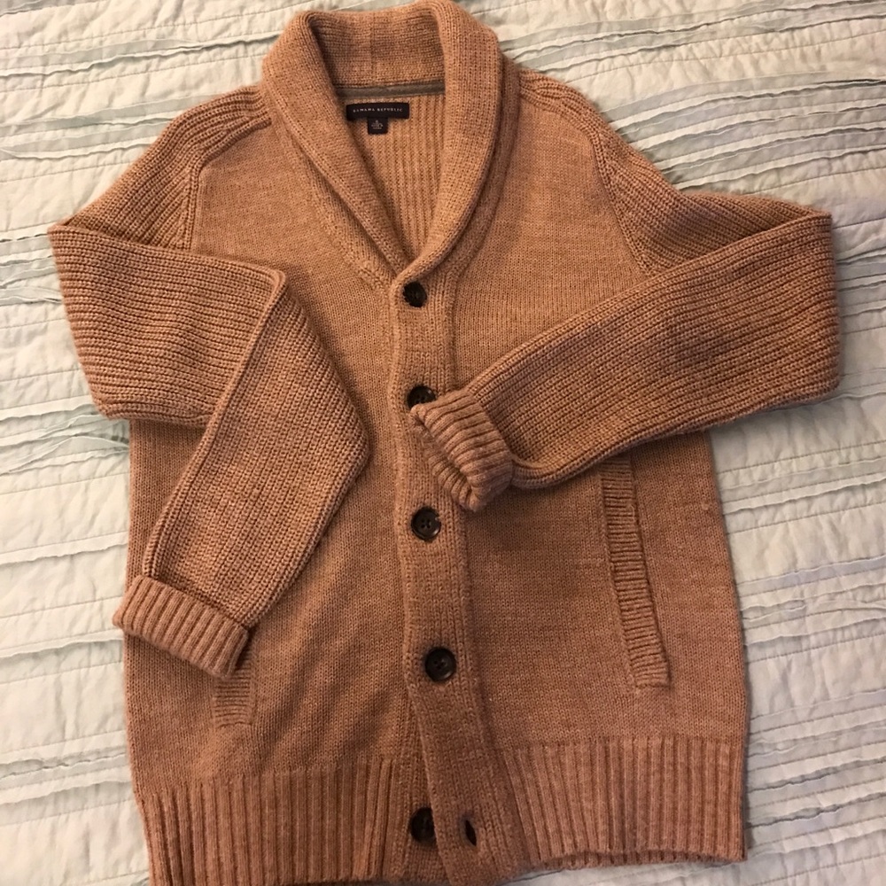 Banana Republic men's wool cowel neck sweater