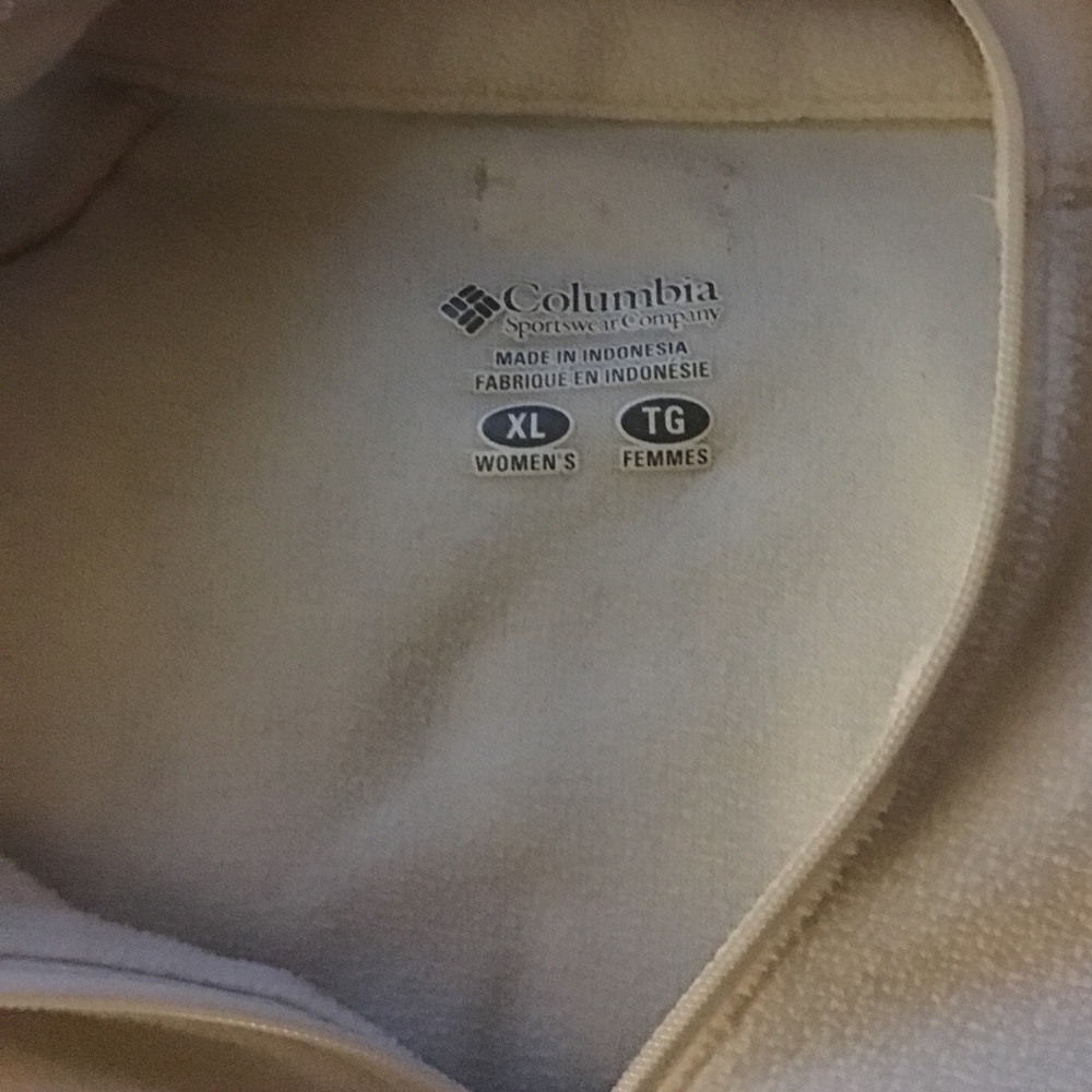 🎂White Columbia pullover🎂 - Picture 2 of 8
