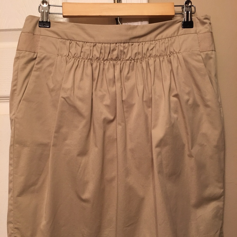 Banana Republic Beige Mini Skirt