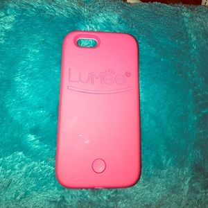 iPhone 6 Pink LUMEE Case w/charger