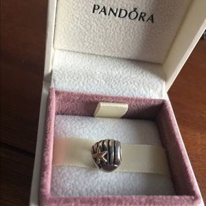 Pandora Two Toned Sea Shell