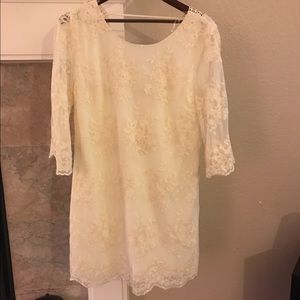 White lace dress