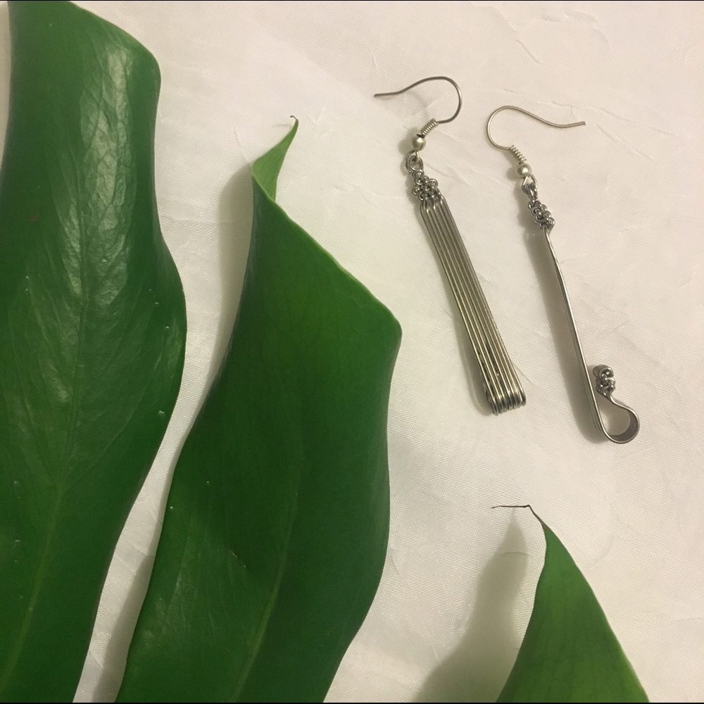 Intricate Metalwork Drop Earrings