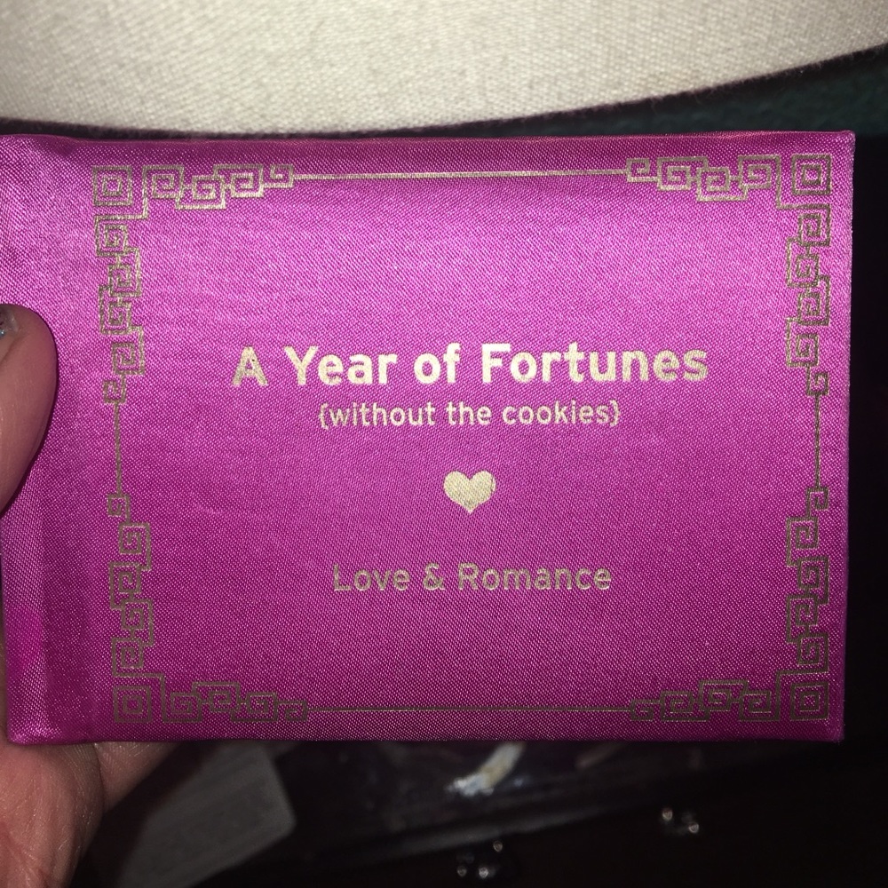 V-Day present!! Cute love fortune book!