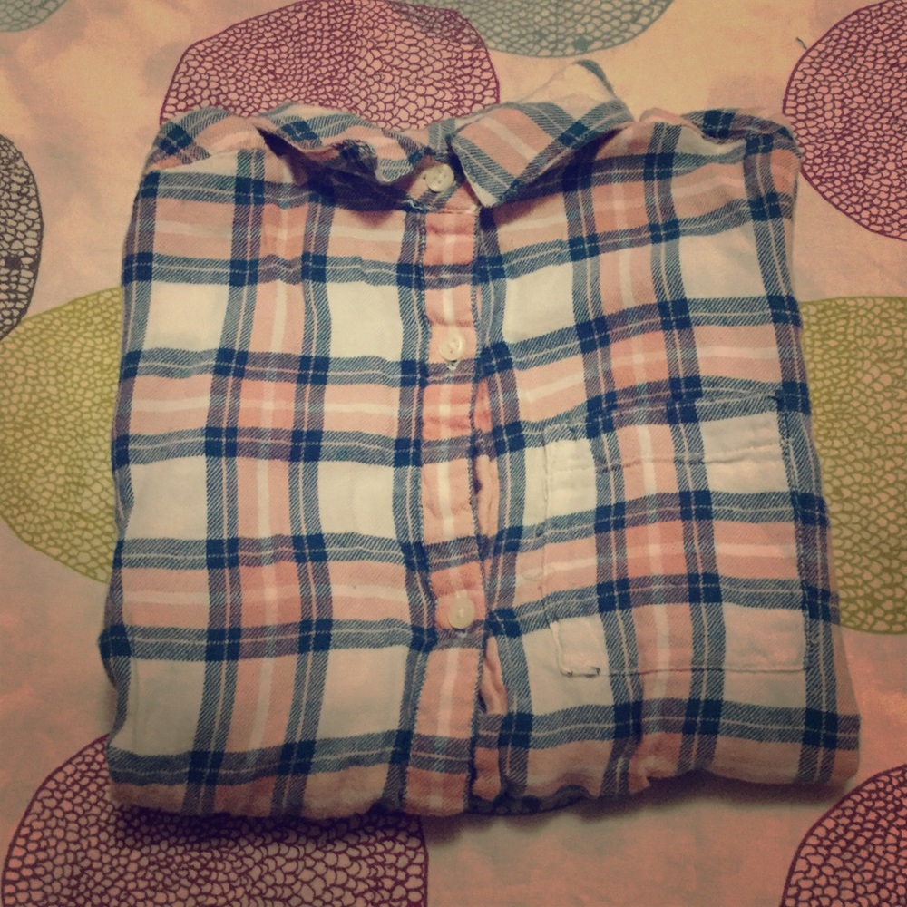 A plaid shirt