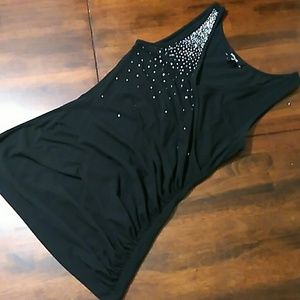 Express rhinestone tank