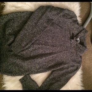 Blue and white marble sweater.