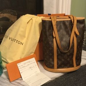 Authentic Louis Vuitton GM Bucket