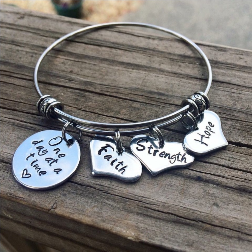 One day at a time bracelet