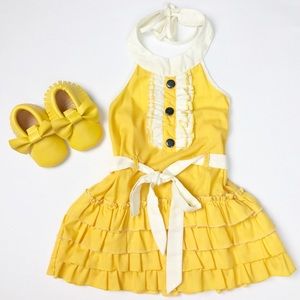 Yellow Dress Set
