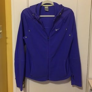 💥SOLD💥NIKE Fit Therma Purple Fleece Jacket Sz L