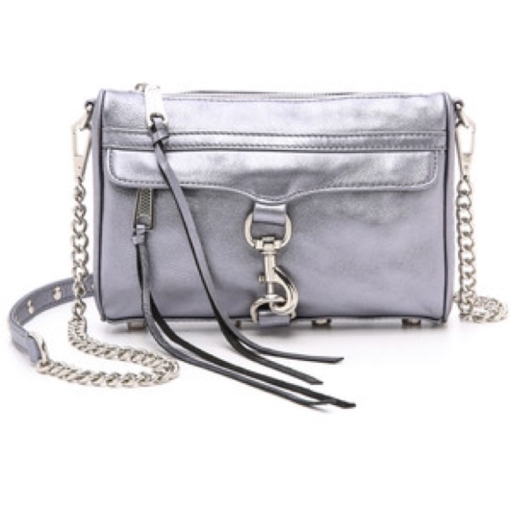 NWT Rebecca Minkoff mini MAC in iridescent shadow