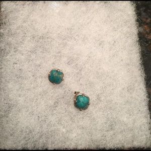 Silpada sterling silver turquoise studs.