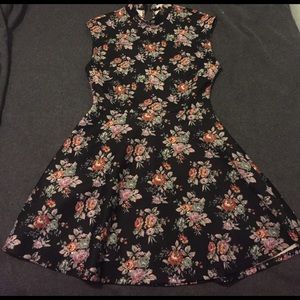 High neck Skater dress