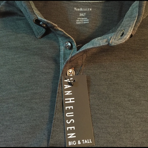 Van Heusen Big & Tall Men's Polo style shirt, NEW! - Picture 3 of 7