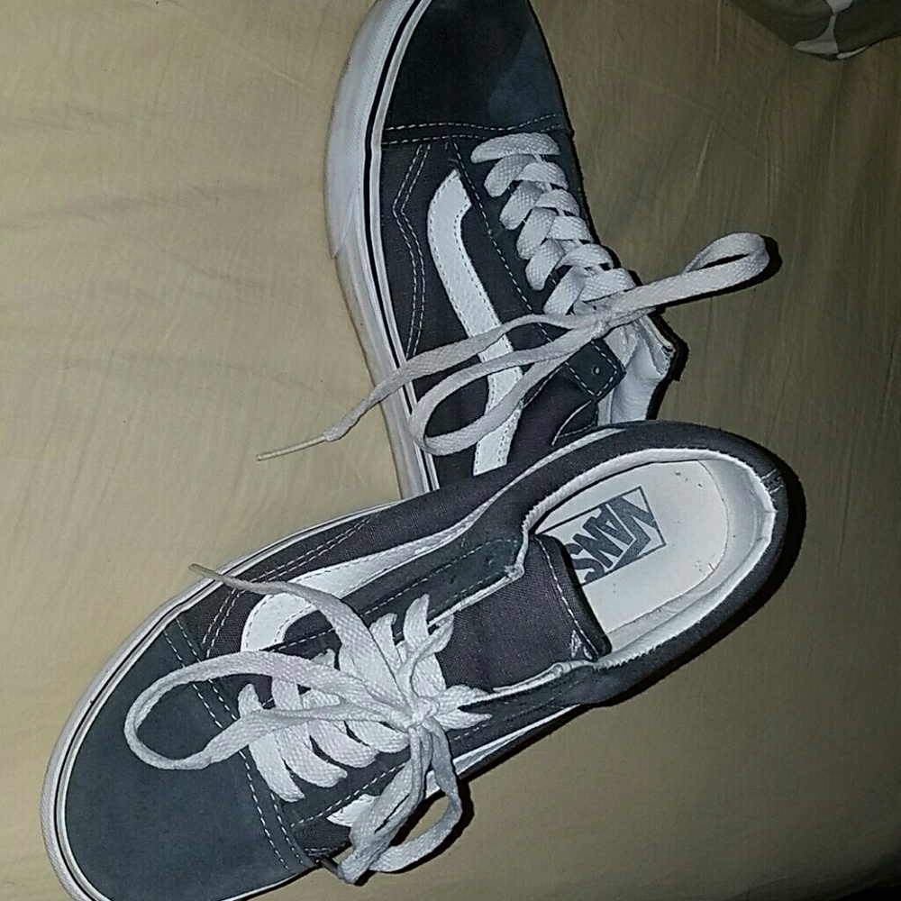 Women's size 8 grey suede Van's