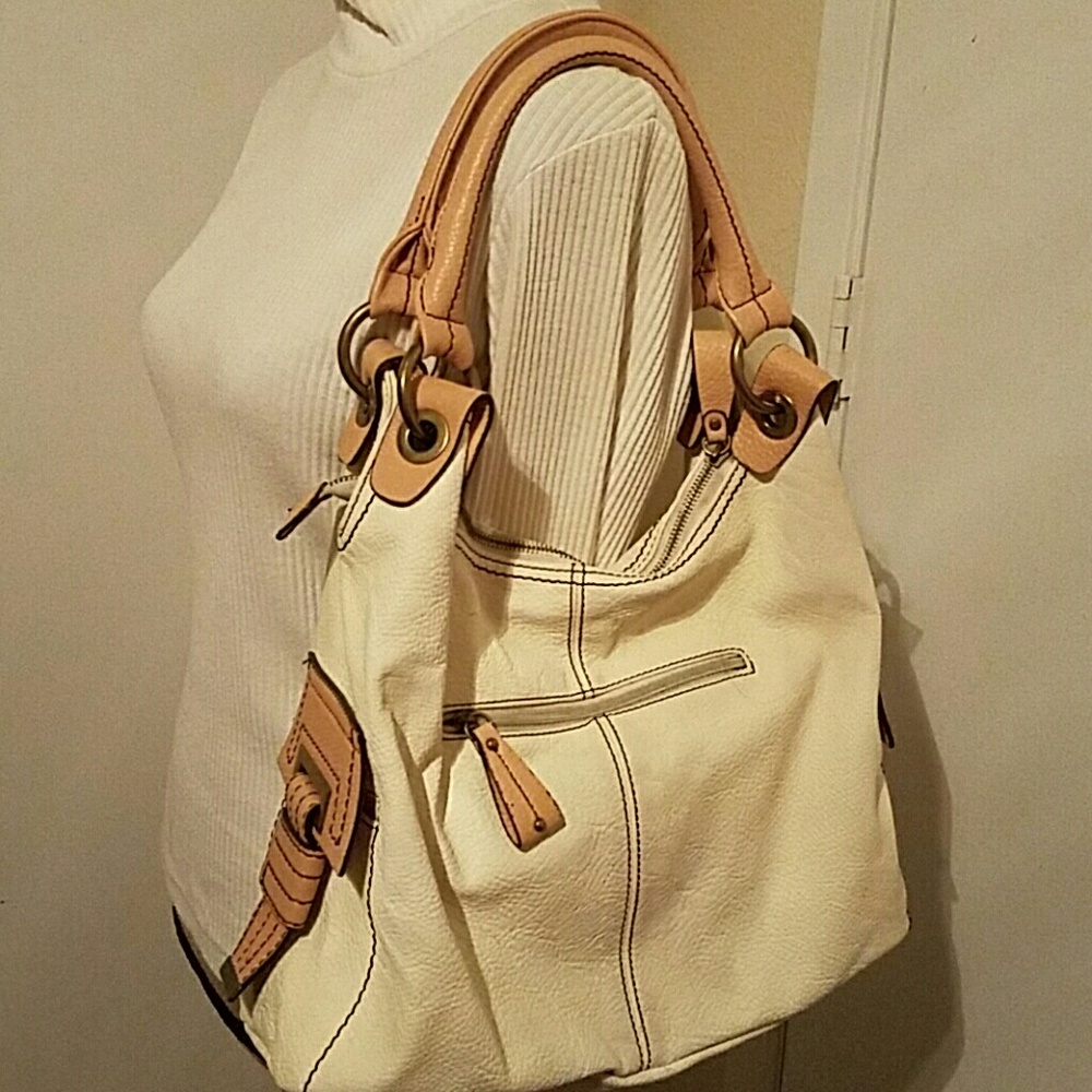 Jessica Simpson leather hobo