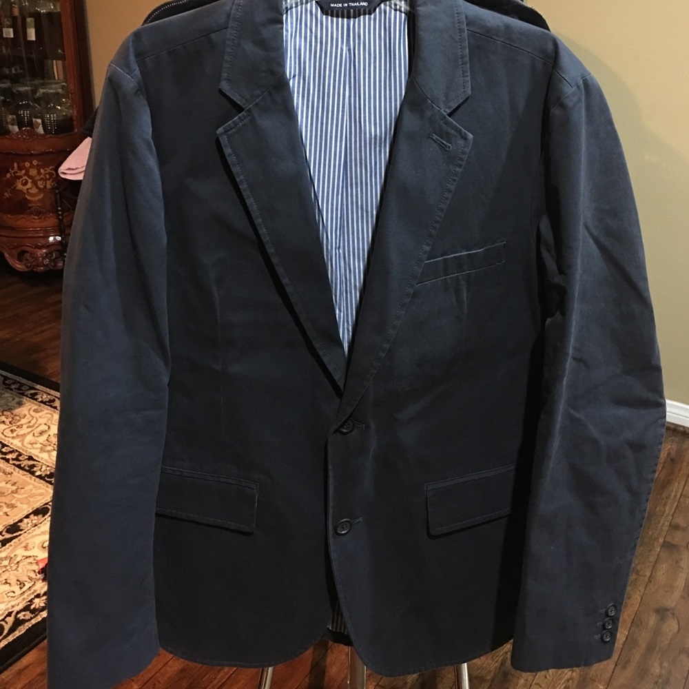 Gap Mens navy blue blazer jacket