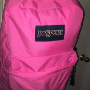 Hot Pink Jansport Backpack