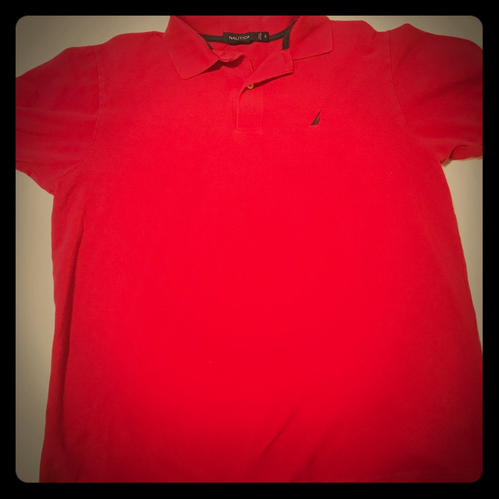 SALE❣️Men's Small Red Náutica Polo