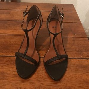 H&M ankle strap heels