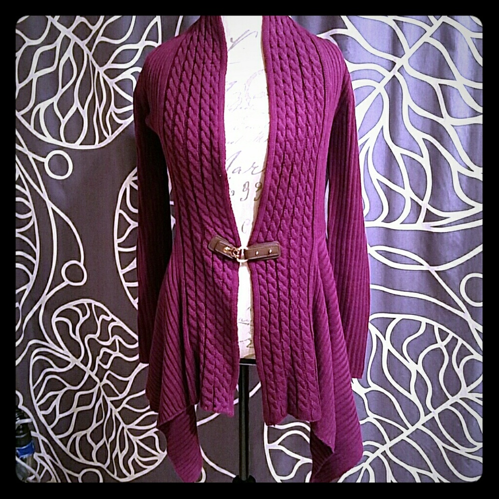 ❤ Magenta Cardigan