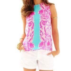 Iona Sleeveless Silk Top