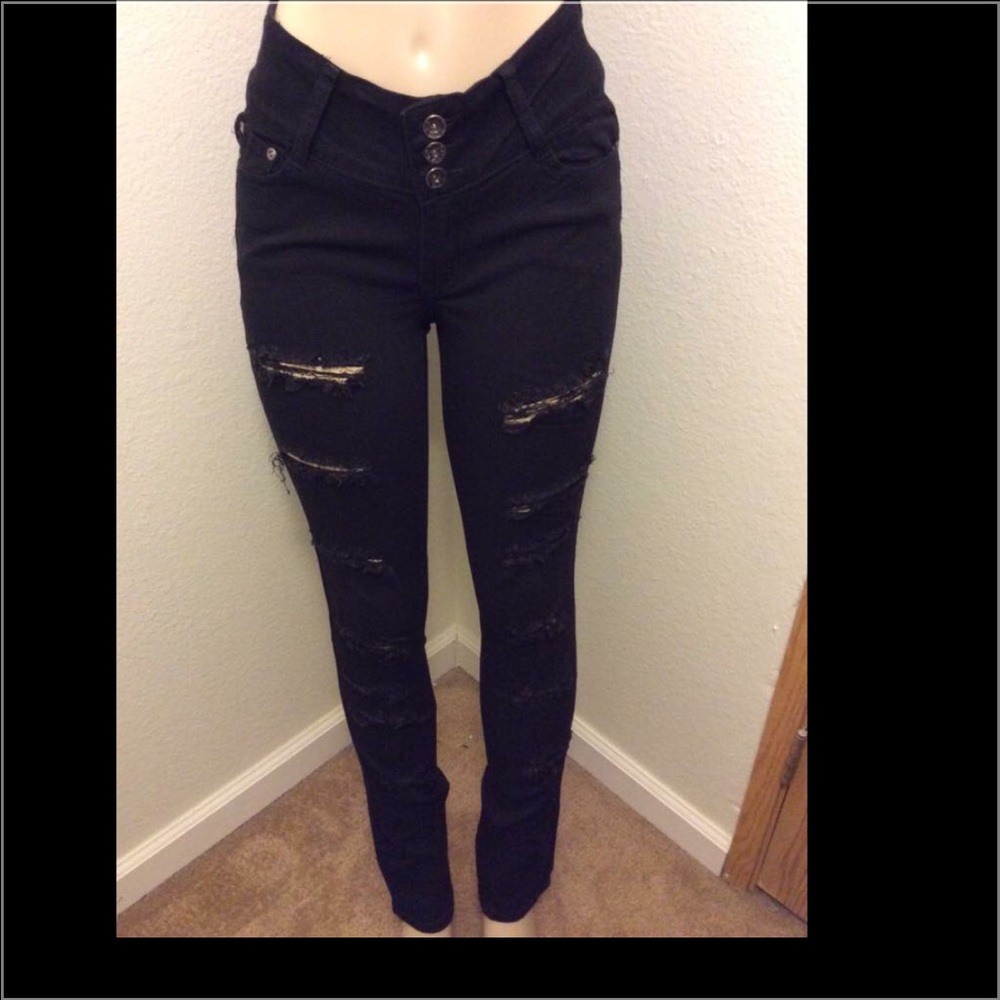 Black Ripped Jeans