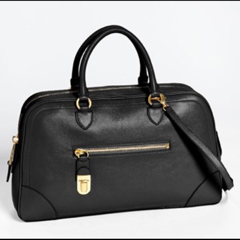 Marc Jacobs Venetia Black Leather Purse Large