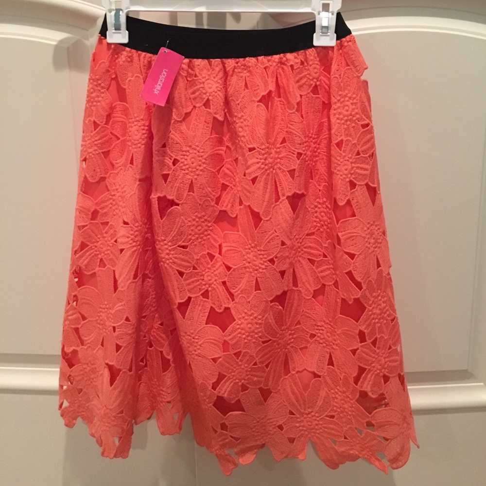 Spring Coral Skirt