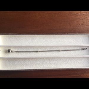 Pandora Sterling Silver Barrel Clasp Bracelet