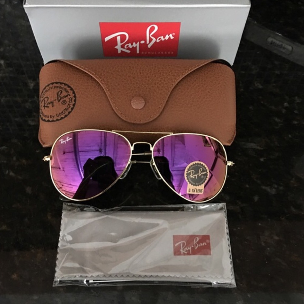 Purple Ray Bans