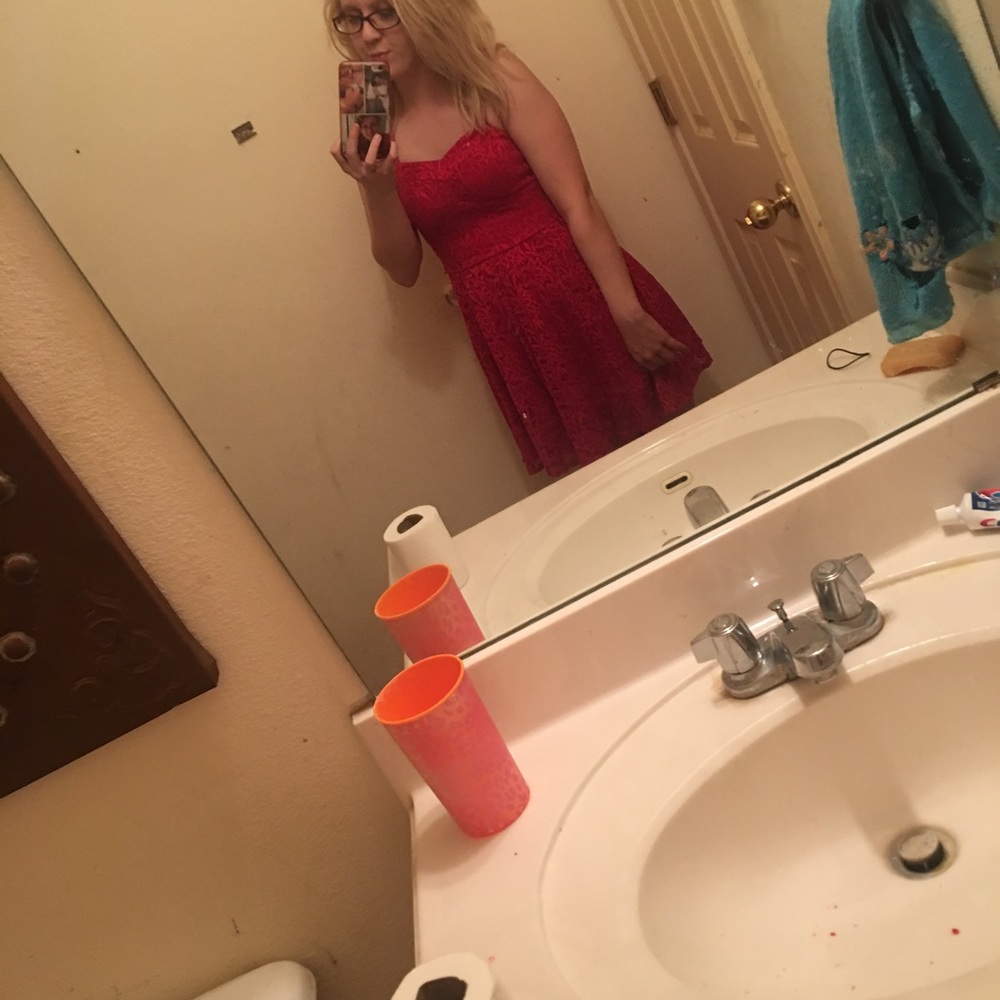 Red dress