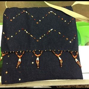 Beautiful handmade denim cross body!!