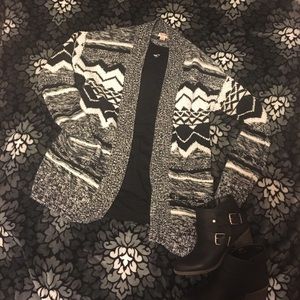 Black and white sweater