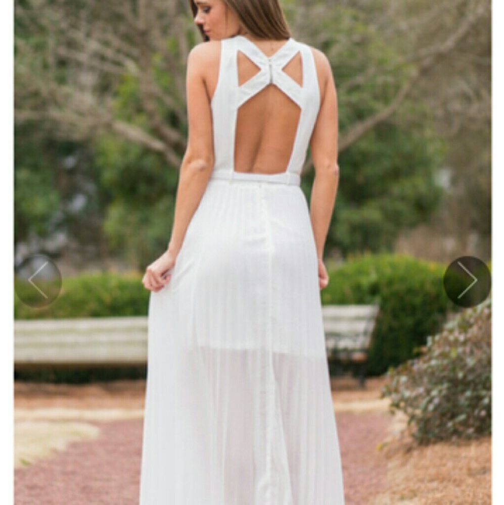 NWT White Maxi Dress