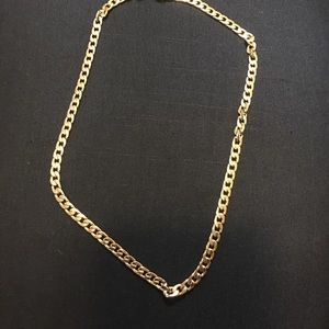 Heavy gold plated chain