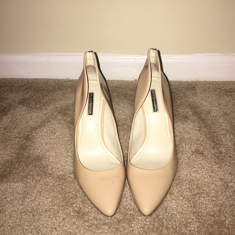 Bcbg nude heels