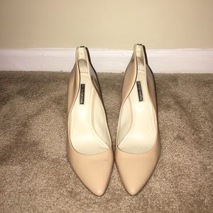 Bcbg nude heels