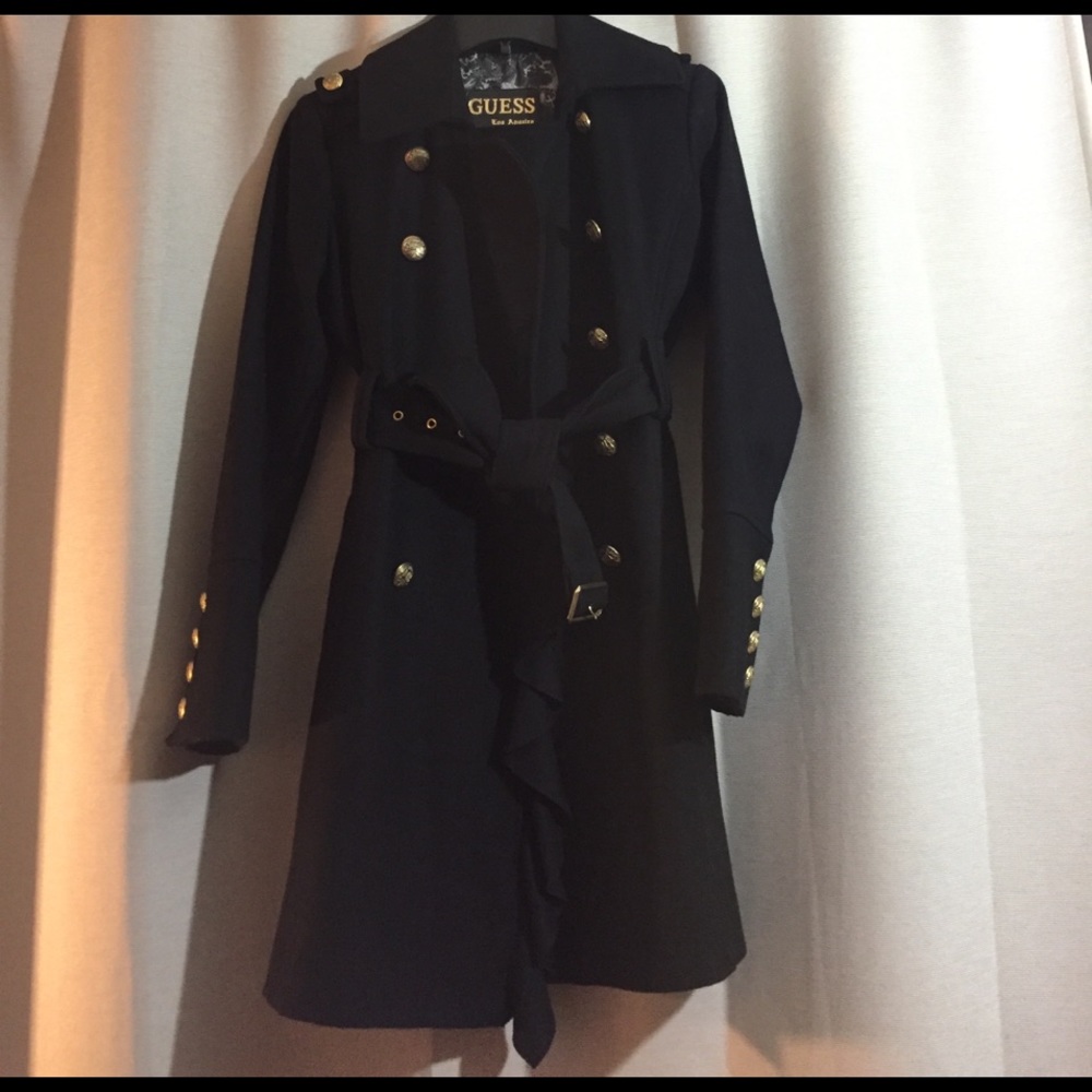 Guess peacoat military size small used great shape