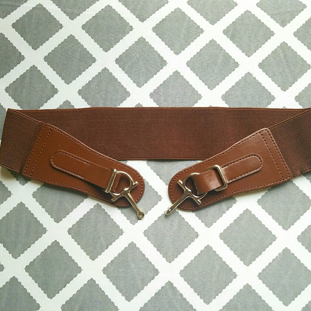Vegan Leather Banana Republic Belt, Brown