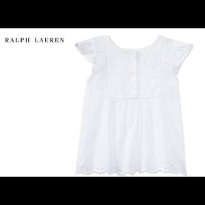 Scalloped Cotton Batiste Shirt