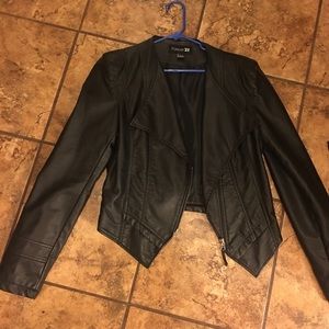 Black leather jacket good condition lightly worn