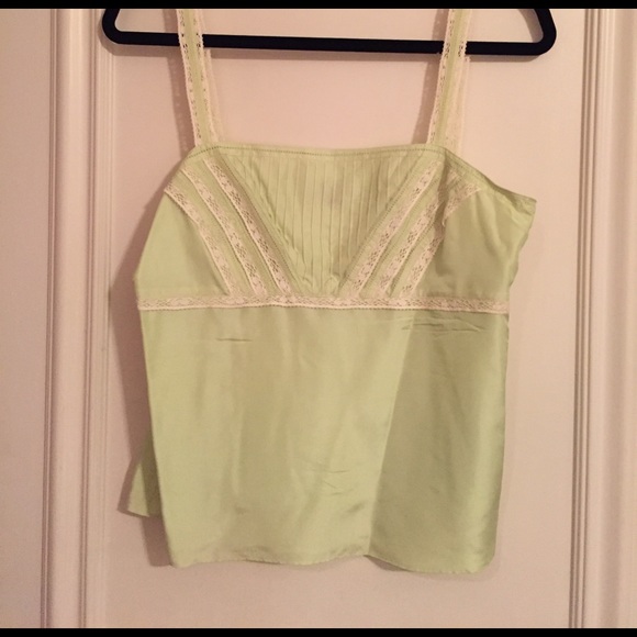 Pale Green Ann Taylor jacket and camisole - Picture 2 of 4