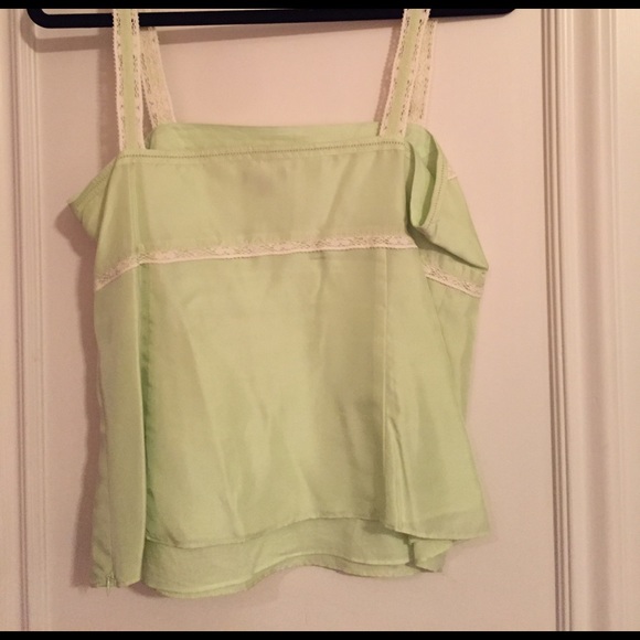 Pale Green Ann Taylor jacket and camisole - Picture 3 of 4