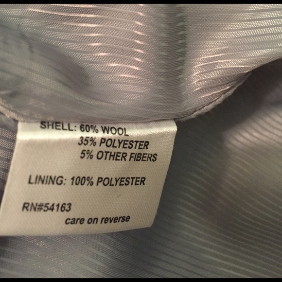 Calvin Klein Grey Pea Coat size 2 great condition - Picture 5 of 6