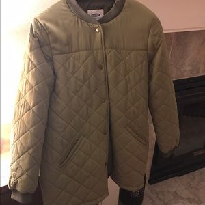 Olive green bomber jacket