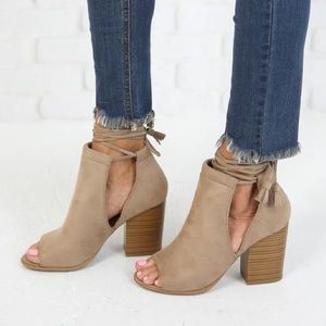 Vita Peep Toe Bootie