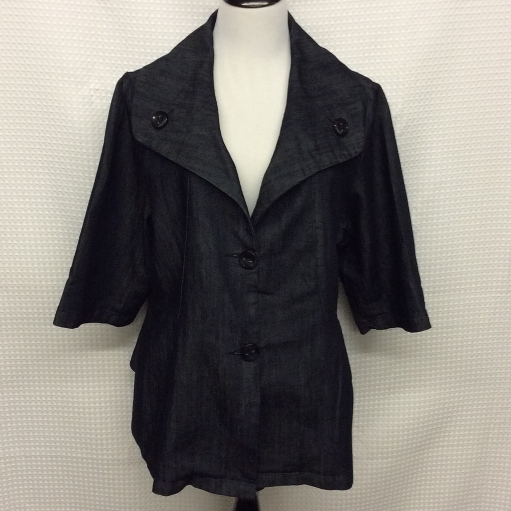 MWAH JEANS Babydoll Denim Jacket Plus Size 18/20